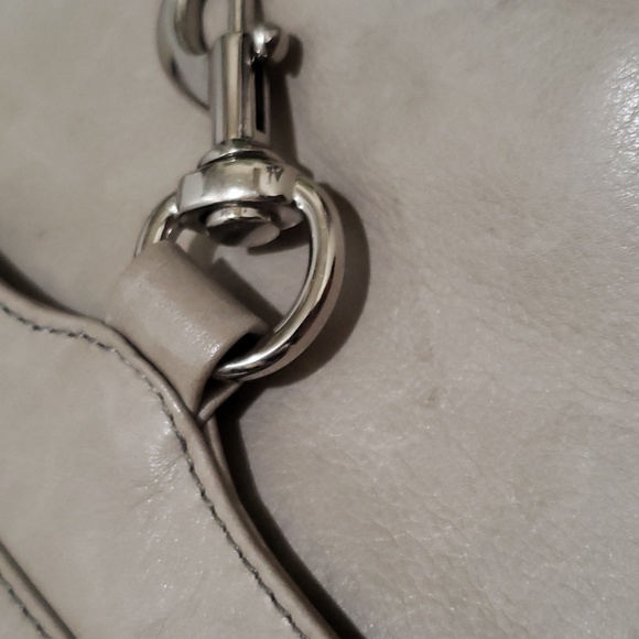 Rebecca Minkkoff mini MAC gray leather crossbody bag - Picture 8 of 8